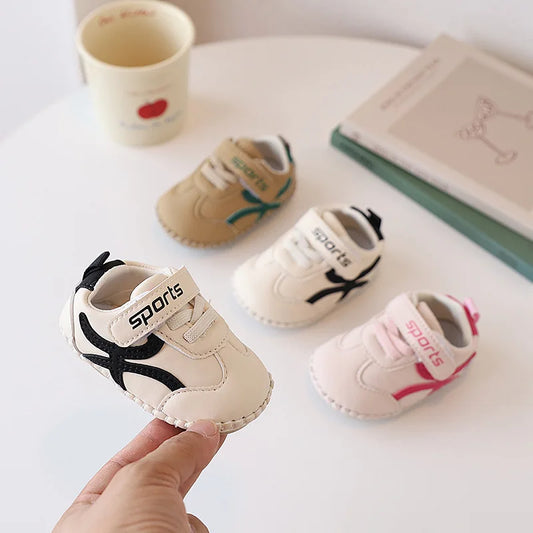 New Style Soft-Soled Baby Shoes for Boys and Girls 0-1 Years Old Anti-Slip Breathable Single Shoes