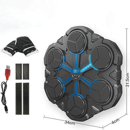 Smart Bluetooth Connection Music Boxing Trainer Machine Children's Strike Reaction Indoor Target Sanda Training Device
