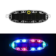 Solar Power LED Warning Night Light Anti-rear Strobe Tail Light Car Flash Light Strobe Warning Light for Car Motorcycle Vehicle