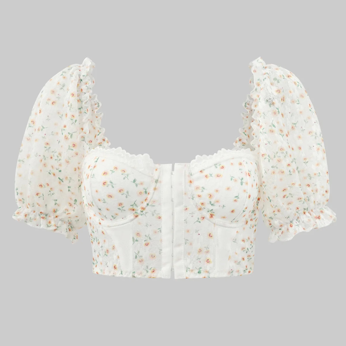 Sexy Low Cut Printed Vest Button Detailing Crop Top Trendy Streetwear Sle Slim Fit Design for Young Women in Their 20s
