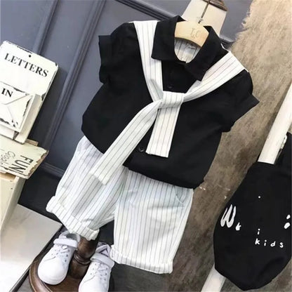 New Boy 2 pcs Clothing Set   Kids Clothes Suits Children Clothes Sets Baby Outfits Summer