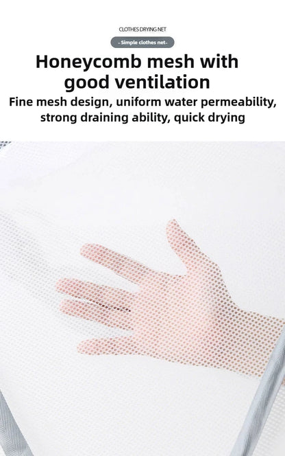 Clothes Drying Net, Socks Drying Artifact, Home Clothes Drying Basket, Sweater Drying Net Pocket, Cool Socks Drying Rack