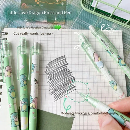 Kawaii Mechanical Pencil set 0.5/0.7mm 2B Refill Cute Cartoon Automatic Pencils School Office Supplies Child Gift Statione