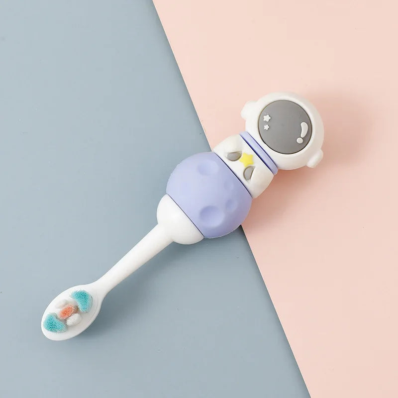 Children Cartoon Astronaut Super Soft Bristle High Quality Toothbrush Baby Tooth Brush Kids Training Teeth Brush Care 1-12 Y