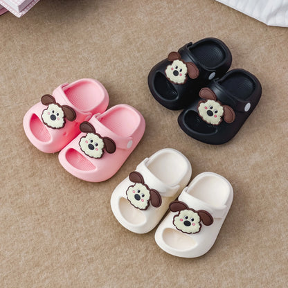 Children's Parent Child Cool Slippers Cute Cartoon Boy and Girl Baby Shoes Summer Children's Slippers