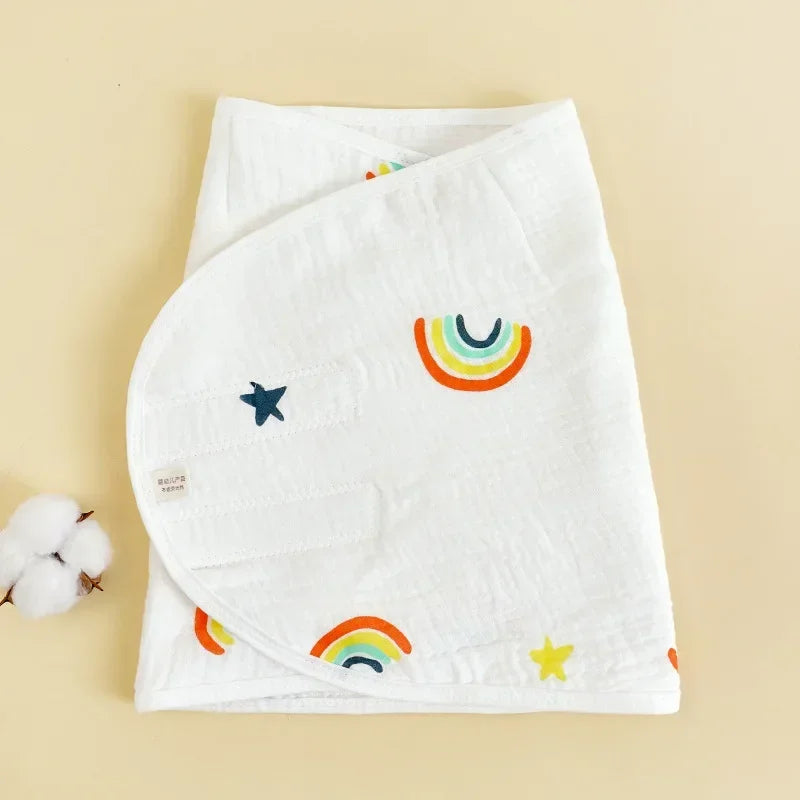 New Baby Swaddle Blanket 0-6 Months Strap Protect Belly Baby Sleeping Blanket Wrap for Newborn (Available)