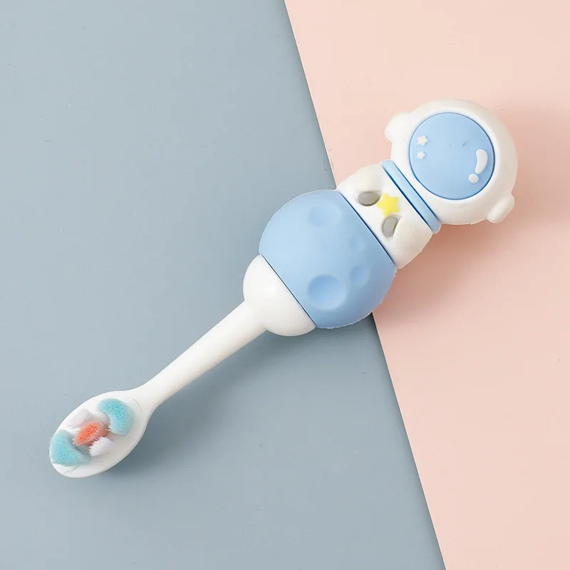 Children Cartoon Astronaut Super Soft Bristle High Quality Toothbrush Baby Tooth Brush Kids Training Teeth Brush Care 1-12 Y