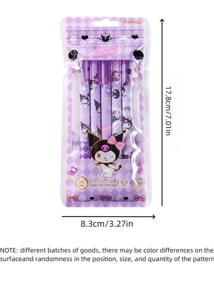 1pc Cute A6 Notebook With Magnetic Closure - Kuromi, My Melody & Cinnamoroll  Paper Journal For Teens & Adults Stationery Gift