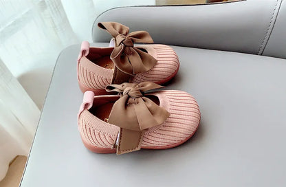 Hot﻿ Kawaii Casual Shoe Children S Shoes Autumn Girls Leather Shoes Bow Square Toe 1 Year Old Baby Soft Sole Walking