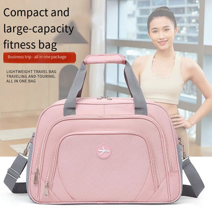 Large-Capacity Travel Bag, Short-Distance Business Trip Tote Bag, Wet and Dry Separation Fitness Bag, Lightweight Waterproof Luggage Bag, Unisex Sports Bag