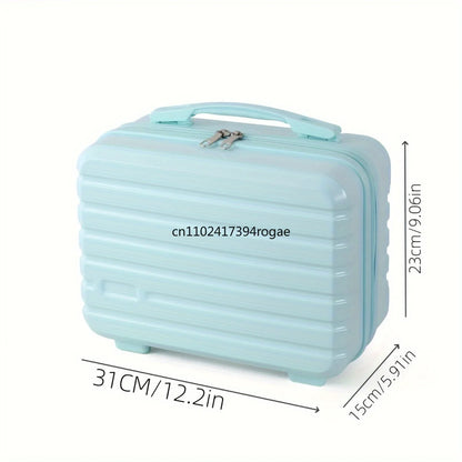 Hand Luggage Cosmetic Bag, Women's Mini  Bag, Company Gift Small Box, Toiletries Stylish Vintage Lightweight Suitcase Student Mu