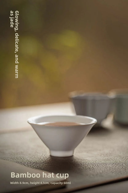 5 Famous Kilns Master Cup Tea Cup Set Kung Fu Tea Ware Tea Bowl Gift Box Home Ceramic Tea Tasting Cup Souvenir