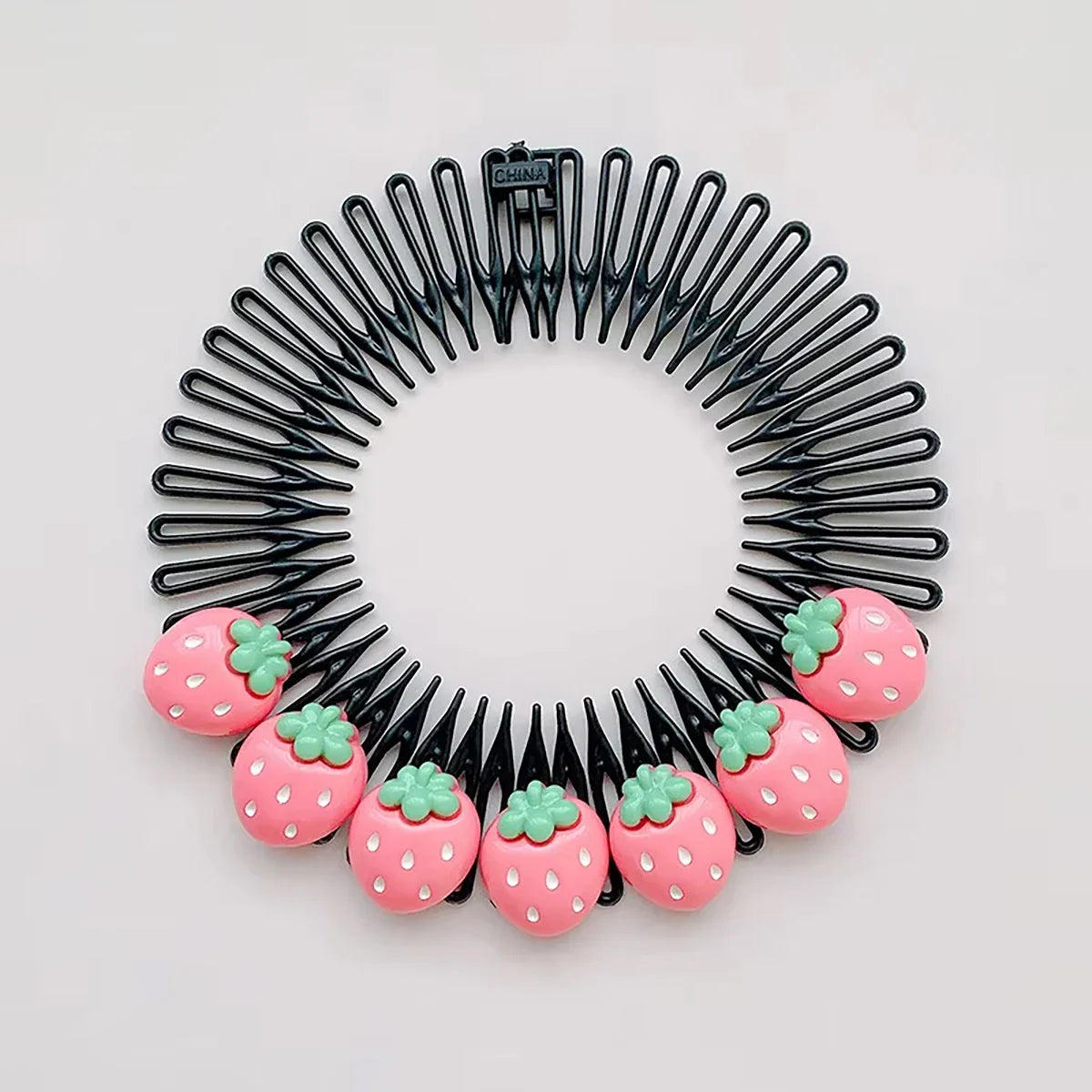 Professional Kids Anti-Frizz Hair Finishing Comb Invisible Circular Headbands for Flyaway Control Girls Cute Hair Jewelry Fixer