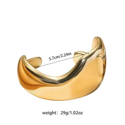 Fashion Exaggerated Irregular Bracelets for Women Simple Hip Hop Rock Personality Plastic Cuff Bangle Trendy Jewelry