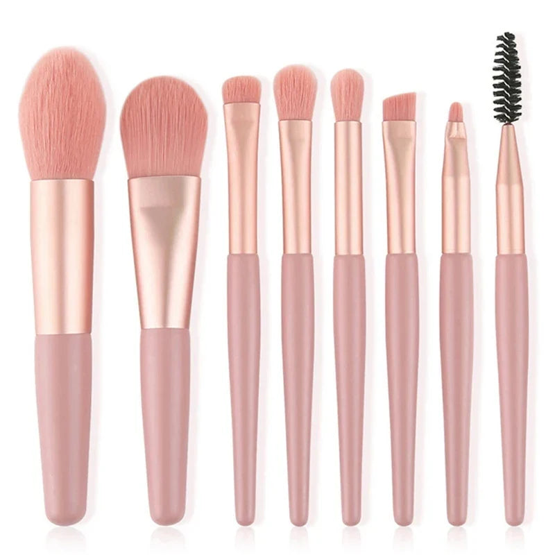 Makeup Brushes Set Eye Shadow Foundation Women Cosmetic Brush Eyeshadow Blush Beauty Soft Make Up Tools Bag (Available)