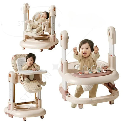 Feeding Eating Chair Baby Swing Rocking Chair 3 in 1 New Design Mulit-function Baby Dining High Chair Walker Foldable Baby