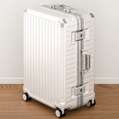 Luggage Unisex 20-inch Carry-On Suitcase 29-inch Large Capacity Aluminum Frame Travel Password Suitcase with Smooth wheels