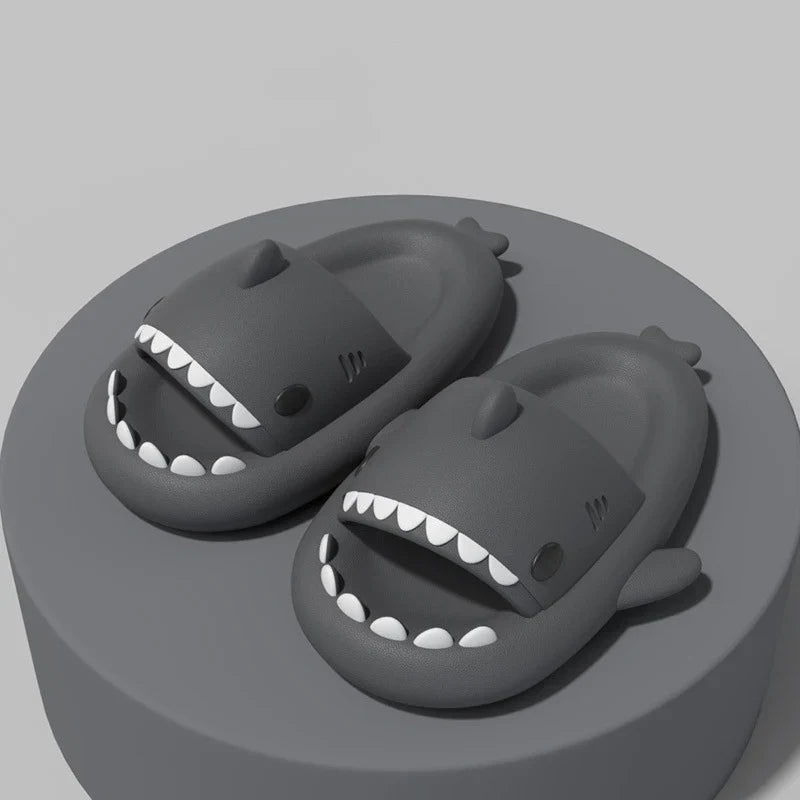 Gacimy Summer Cartoon Sandals For Children Fashion Shark Outdoor Boys And Girls Slippers Waterproof Non-slip Beach Baby Shoes (Available)