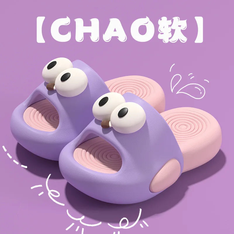 Summer Children Slippers Cartoon Cute Boys Girls Outdoor Beach Shoes Fashion Comfortable EVA Kids Toddler Casual Bath Slippers