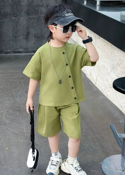 Boys 7 Kids Set Boy's Suit Child Outfit Boys' Summer Shirts Fashion Children Casual Clothes 4 Clothing Toddler Boy
