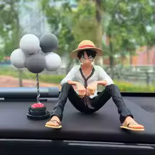 One Piece Luffy Dashboard Figure – Anime Car Decoration (Available)