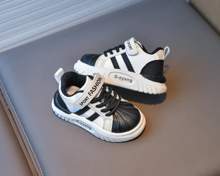 Children's Breathable Sports Shoes  Spring Autumn New Boys Girls Soft Soled Anti -Slip Leather Shoes Baby Kids Running Shoe
