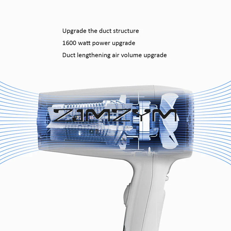 Hair Dryer Wall Mounted High-Power Hot And Cold Hair Dryer For Hotel Home Bathroom Drying Tools
