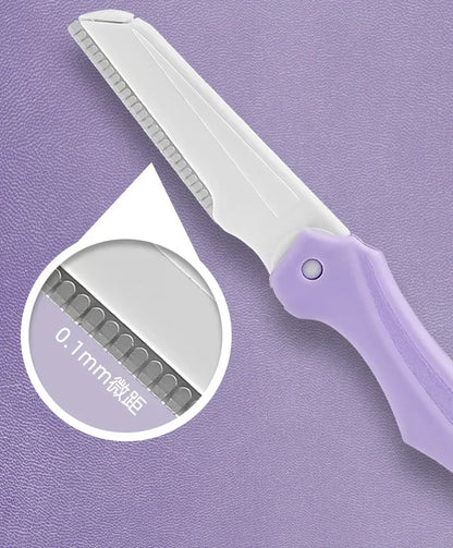 Private Label 3Pcs/Set Makeup Tools Portable Eyebrow Trimming Set Eyebrow Razor Eyebrow Scissors with Comb