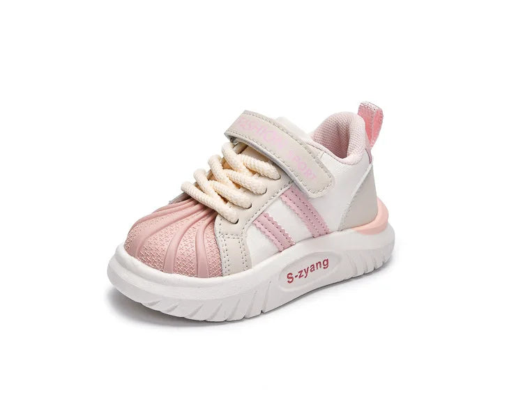 Children's Breathable Sports Shoes  Spring Autumn New Boys Girls Soft Soled Anti -Slip Leather Shoes Baby Kids Running Shoe