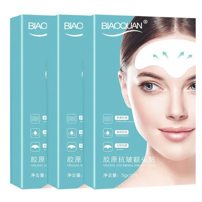 New Anti-wrinkle Forehead Line Removal Gel Patch Firming Mask Frown Treatment Stickers Anti-aging Moisturizng Face Skin Care