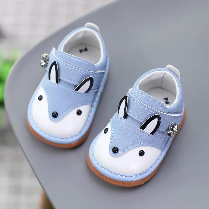 Kawaii Casual Shoe Childrens Shoes Squeaky Baby Shoes Soft Sole Infant Walking Shoes for Boys Girls 1 2 3 Years Old Breathable