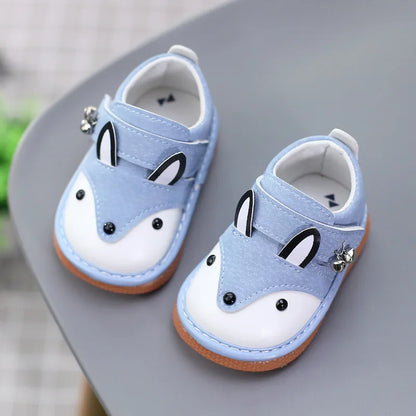 Kawaii Casual Shoe Childrens Shoes Squeaky Baby Shoes Soft Sole Infant Walking Shoes for Boys Girls 1 2 3 Years Old Breathable