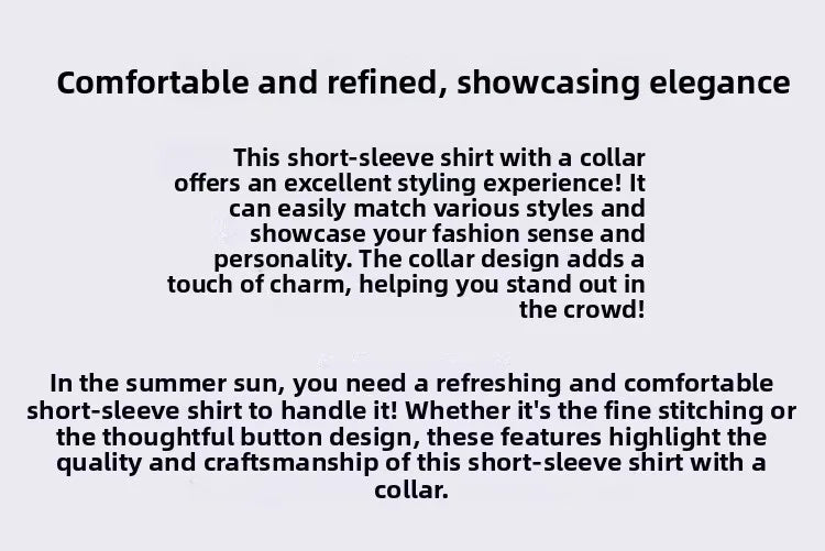 Comfortable Casual Loose Men's ort Sve irt Breathable Polyester Fiber Summer Faionable Japanese Sle Striped irt(Available)