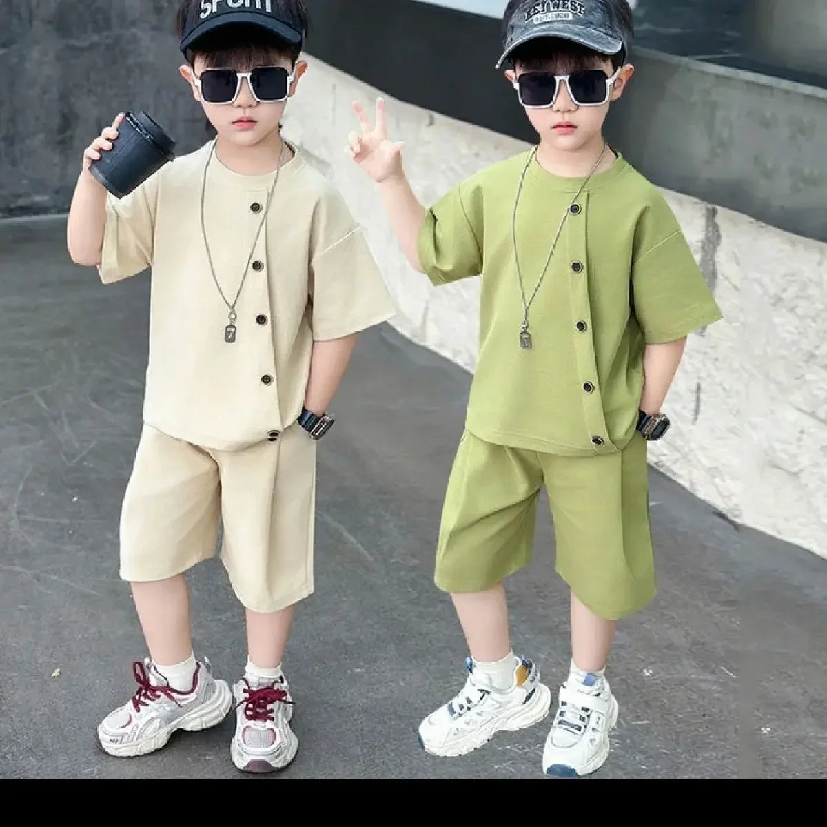Boys 7 Kids Set Boy's Suit Child Outfit Boys' Summer Shirts Fashion Children Casual Clothes 4 Clothing Toddler Boy