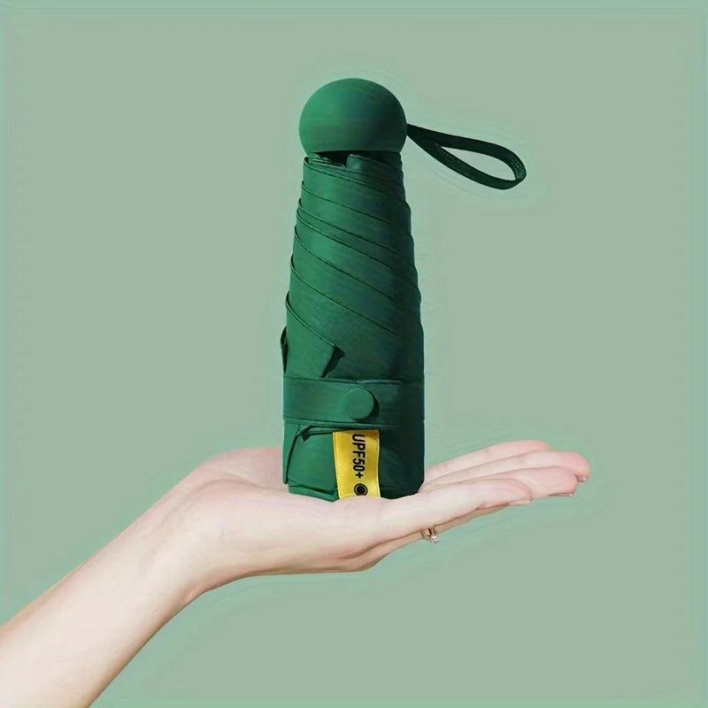 Lightweight Mini Umbrella,Windproof Compact Travel Umbrella ,Durable Design,Portable for Commuting,Office,Daily Use
