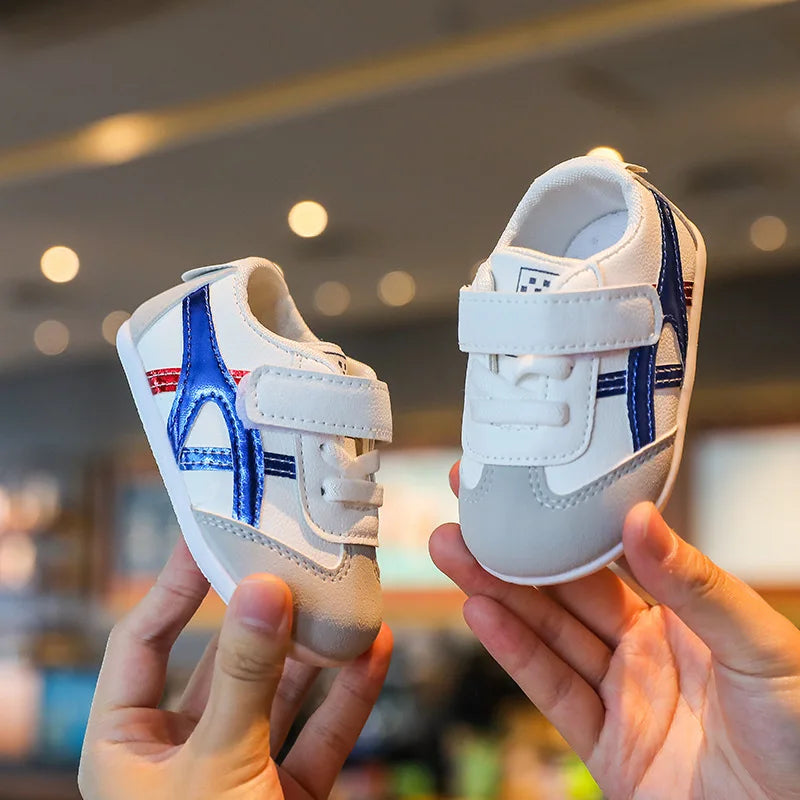 Baby Boys And Girls Toddler Shoes Infant Sneakers Newborn Soft Bottom First Walk Non-Slip Fashion (Available)