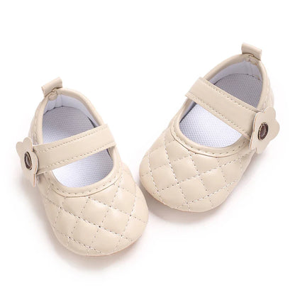 Baby Girl's Walking Shoes 3-6 Months Spring and Autumn Single Shoes Princess Shoes