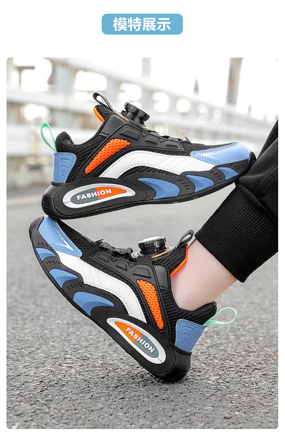 boy Kids Spring Sneakers Girls School Casual Shoes Outdoor Breathable Running Shoes Light Soft Pink Non-slip Children Shoes