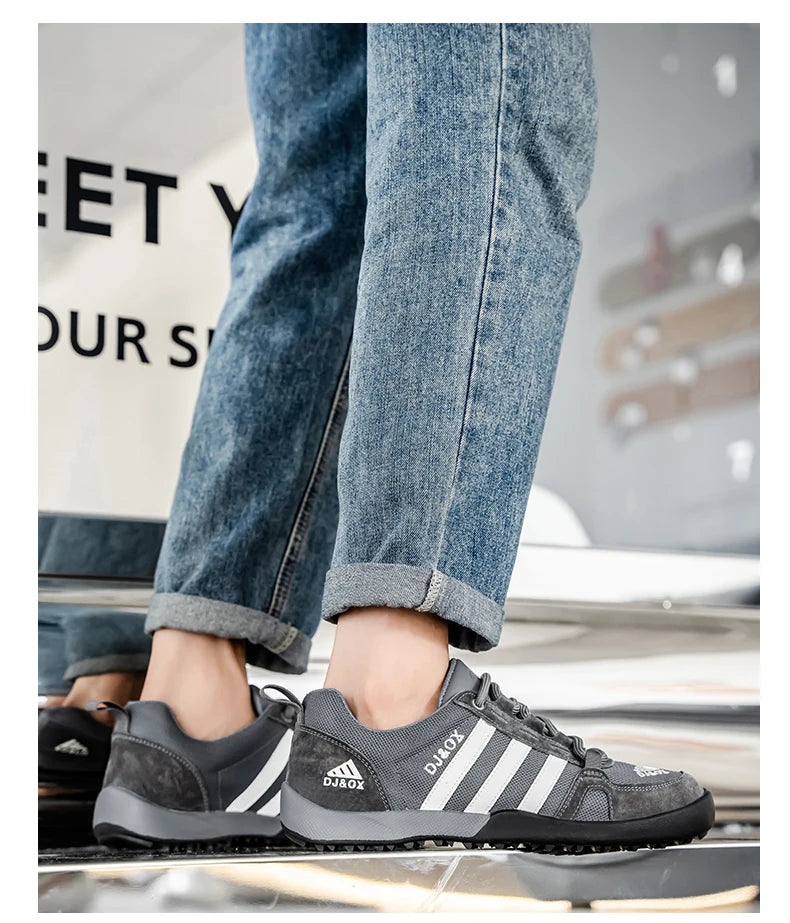 Men's Shoes Fashion Versatile Breathable Board Shoes Thick soled Trendy Casual Shoes ( Available )