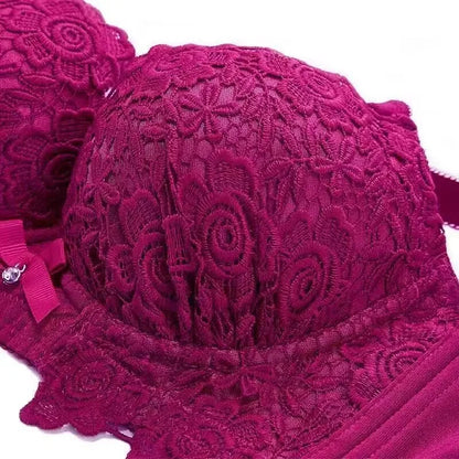 Fashion Sexy Push Up Bra Wire Free Bralette with Adjustable Strap & Inner Padding Seamless Lingerie for Daily/Date Night