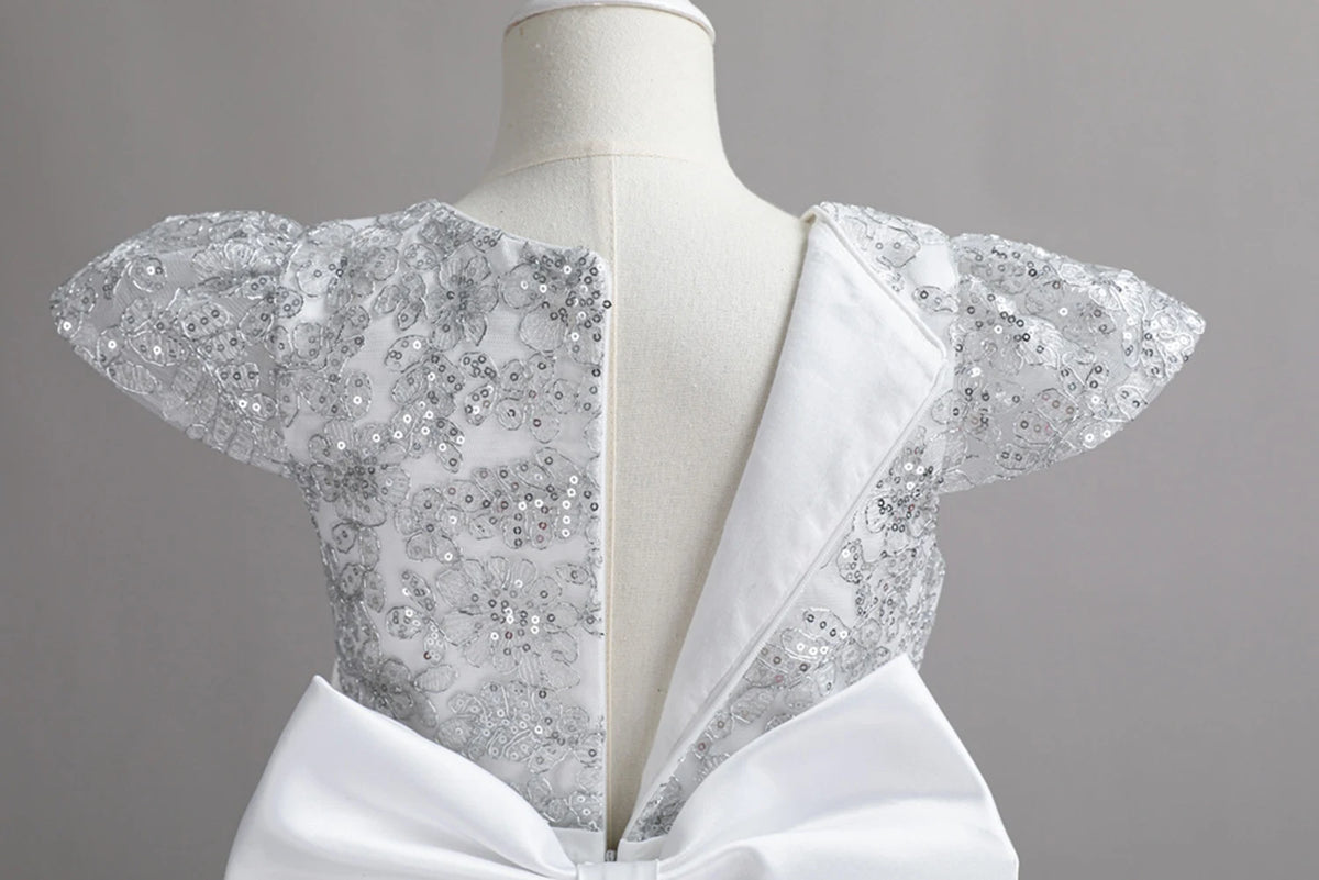 Stunning Little/Big Girls Lace Flower Girl Wedding Bridesmaid Birthday Party Holiday Pageant Easter Prom Fancy Dress