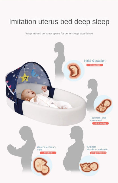 Lazychild Baby Bed In Bed Foldable Portable Newborn Sleeper Bionic Bb Bed Bed Anti Pressure Portable Cot Cunas Para El Bebe