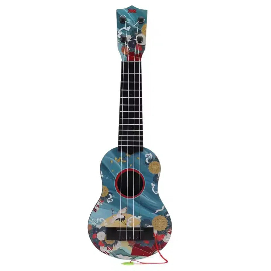 Children Guitar Toy Can Be Used To Play Elementary Instruments With Paddles Simulating Yukrili Music Toys