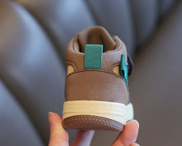Children Casual Shoes for Boys Breathable Sneaker Antumn Winter Kids High Top Children's Board ShoesStudents School Shoe
