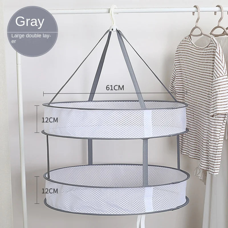 Clothes Drying Net, Socks Drying Artifact, Home Clothes Drying Basket, Sweater Drying Net Pocket, Cool Socks Drying Rack