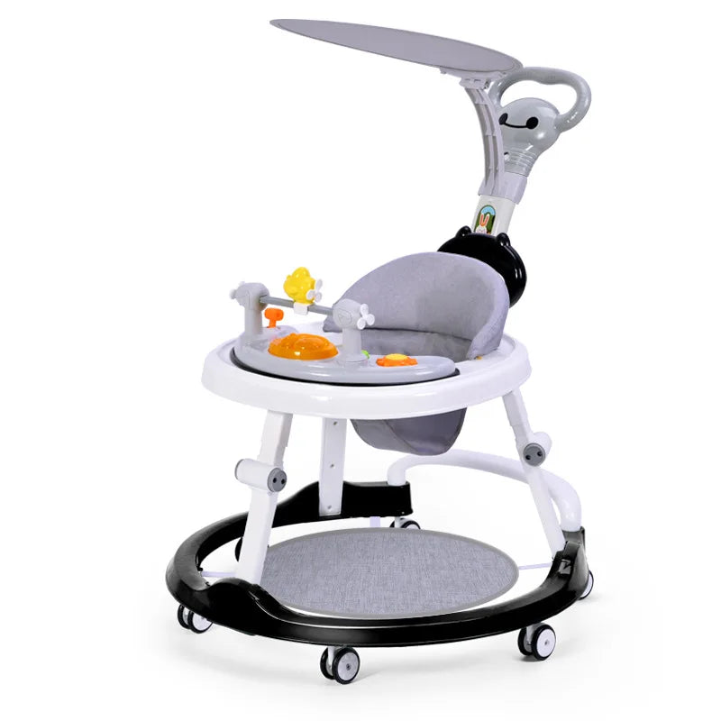 Baby Walker Anti-o-legs Multi-functional Anti-drop Anti-rollover Girl Baby Boy Walking Can Sit on Trolley U-shaped