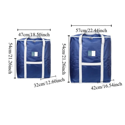 Durable Travel Luggage Bag Waterproof Washable Foldable Storage Bag Moisture Proof Large Capacity Clothing Organizing Bag Moving