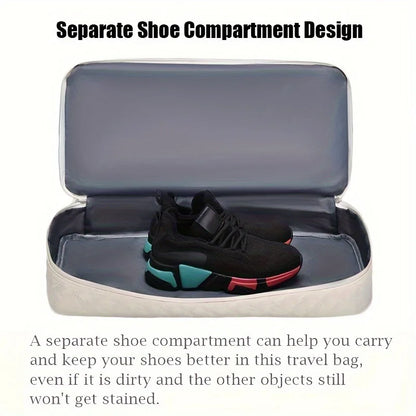 Lightweight Luggage Bag, Large Capacity Travel Duffle Bag Gym Tote Bags, Shoulder Weekender Overnight Bag