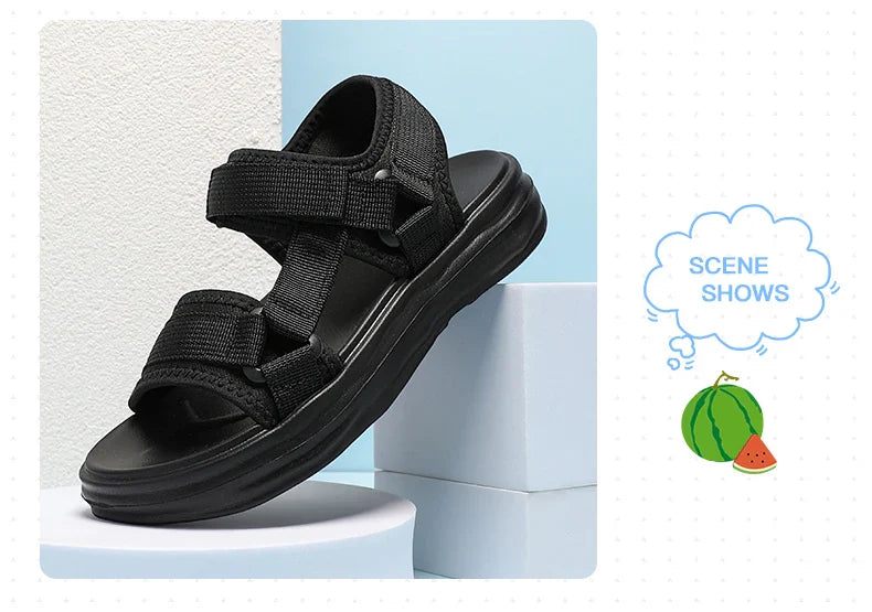 Men's New Summer Sandals, Sports Comfortable and Wear-Resistant Beach Shoes, Outdoor Casual Sandals