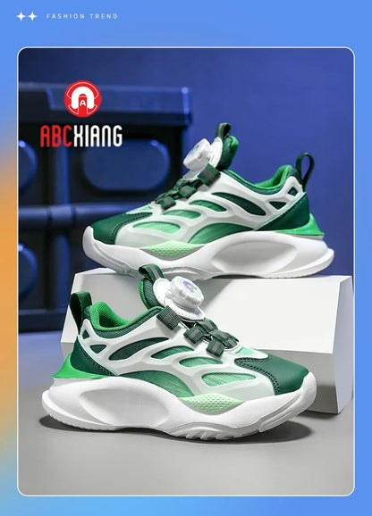 Casual Kid's Sneakers Thick Sole Running Sports Shoes for Children Fashion Student Shoe Boys Girls Tennis Trainers Size 28-39